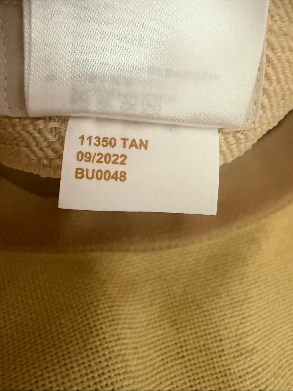 Brixton Frayed Brim Straw Hat - Natural Tan Bucket styleBoho Resort Women XS/S - Picture 7 of 9